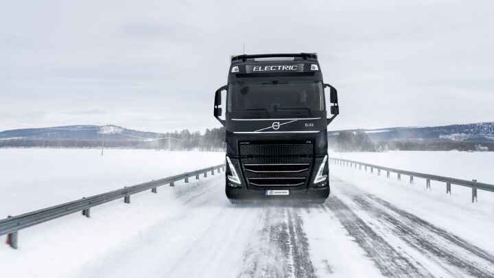 Volvo eldriven lastvagn