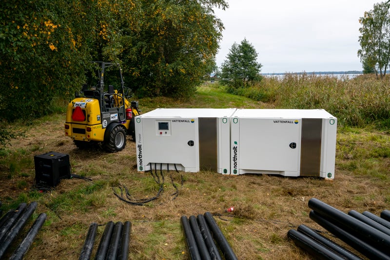 Mobilt batterilager stöttar i elektrifieringen av byggarbetsplatser.